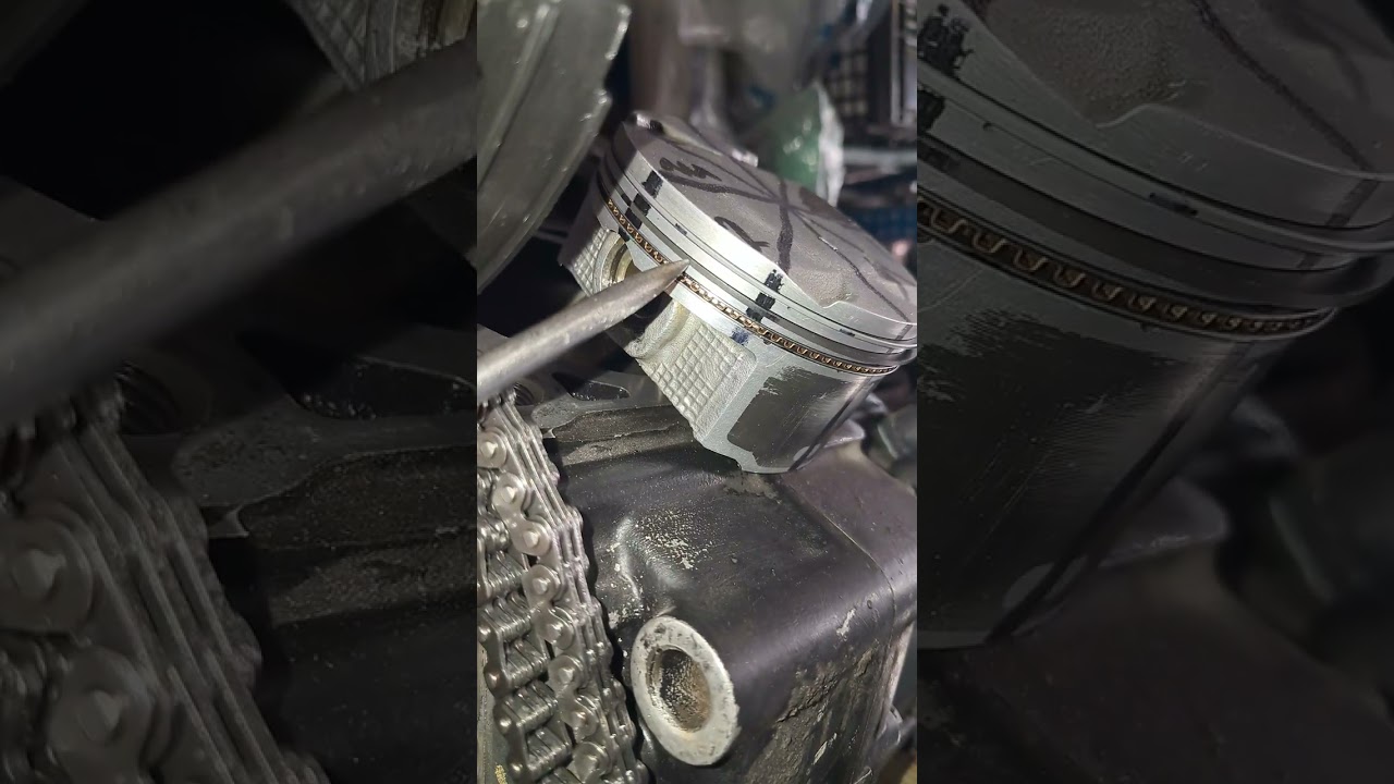 Posicion de anillos de piston de pulsar ns 200