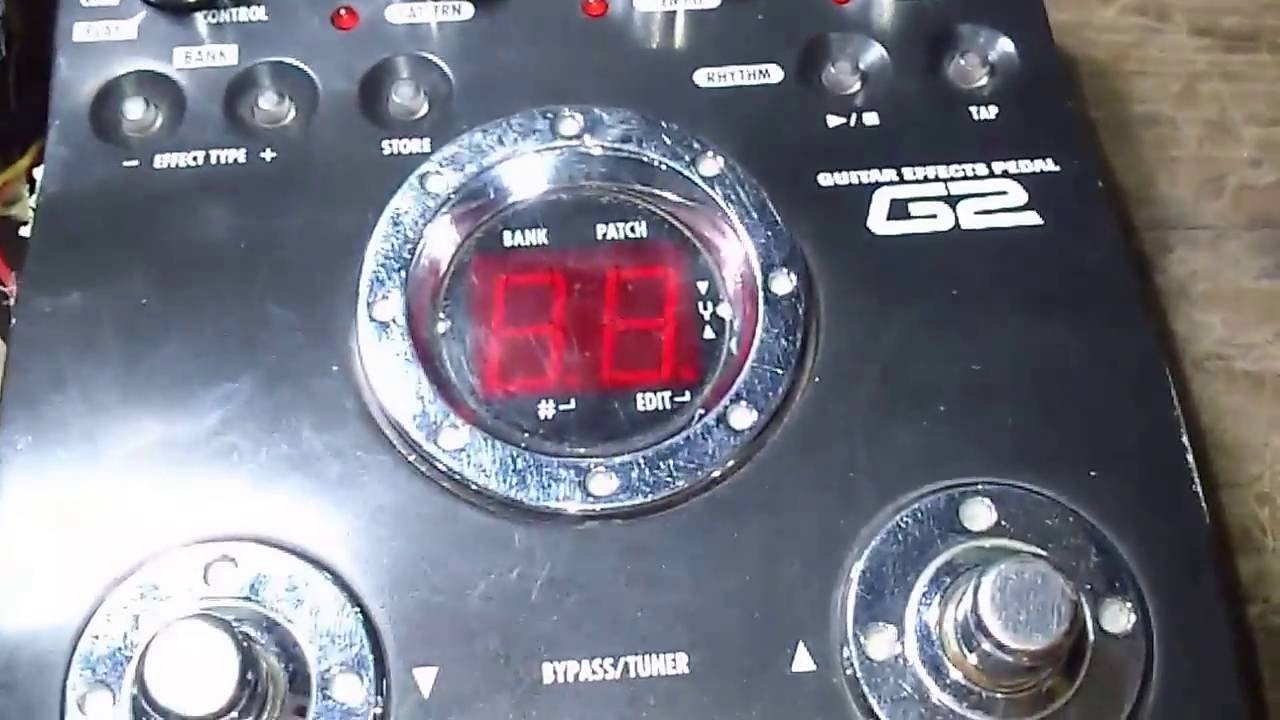 REPARACION DE PEDALERA ZOOM G2 PARTE 2