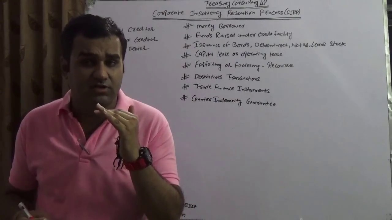 IBC 2016 - Corporate Insolvency Resolution Process (CIRP)