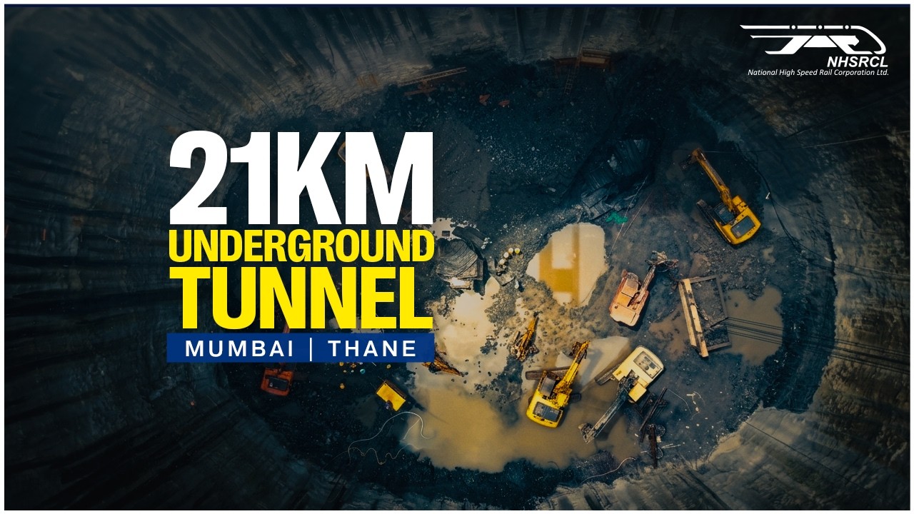 21KM Underground Tunnel | Mumbai | Thane | MAHSR