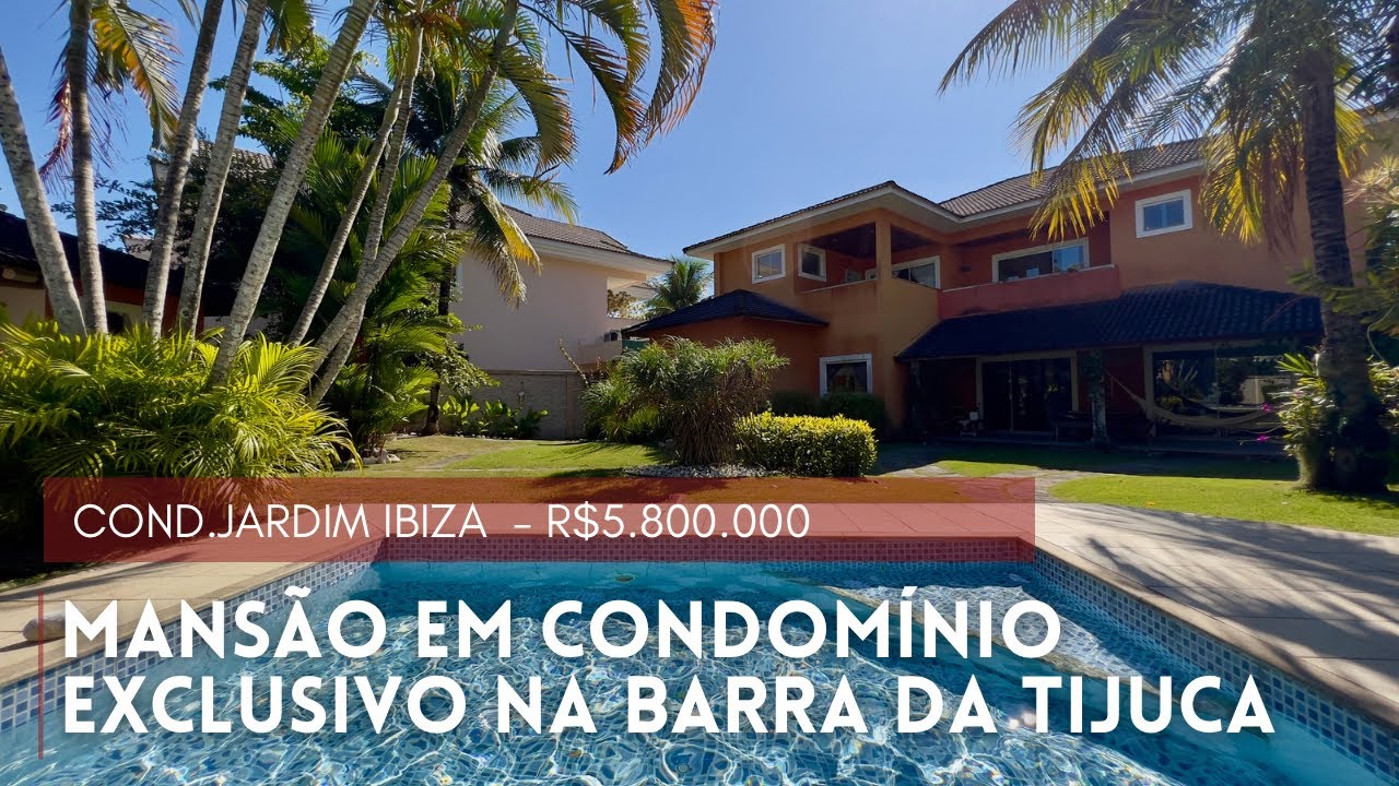 CASA DUPLEX COM 5 SUÍTES E 1000 M² NO JARDIM IBIZA - BARRA DA TIJUCA | PRÁTICA CONSULTORIA