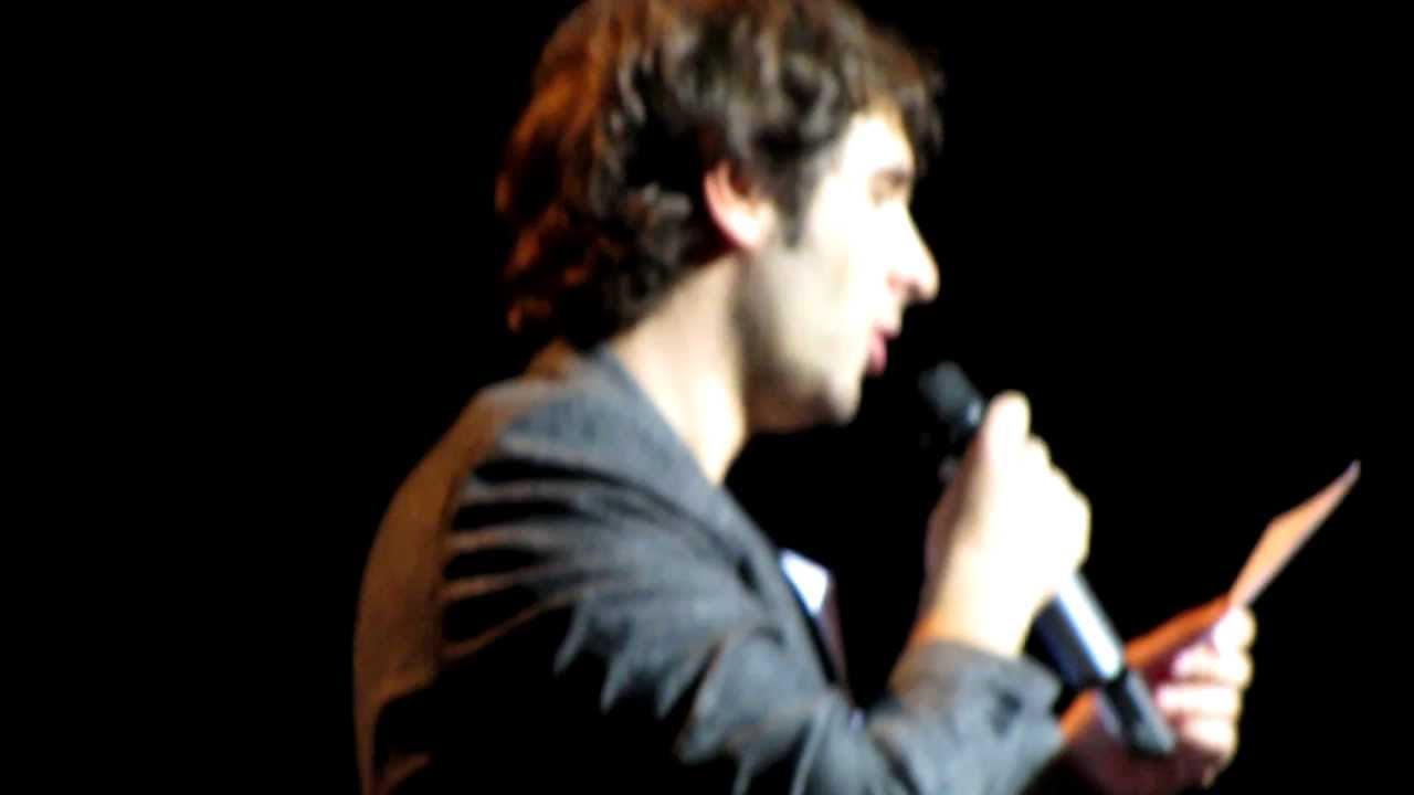 Josh Groban in Dublin: Straight To You Tour 2011 - Q&A