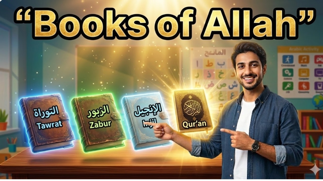 The Books of Allah Explained | Tawrat, Zabur, Injil and Qur’an | Islamic Studies Lesson