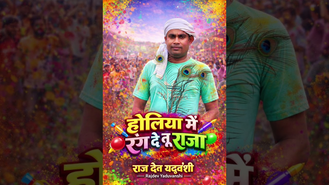 होलिया में रंग दे तू राजा 2026 का  होली में सबसे ज्यादा बजने वाला सॉन्ग