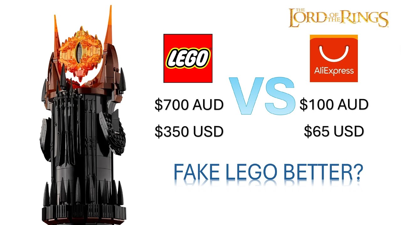 Не покупаете LEGO? AliExpress против Lego Barad Dur 10333 «Властелин колец»