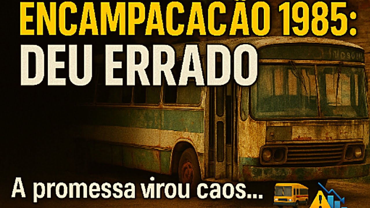 ENCAMPAÇÃO DOS ÔNIBUS EM 1985: A IDEIA ERA MELHORAR, MAS PIOROU! 🚌⚠️ RIO DE JANEIRO