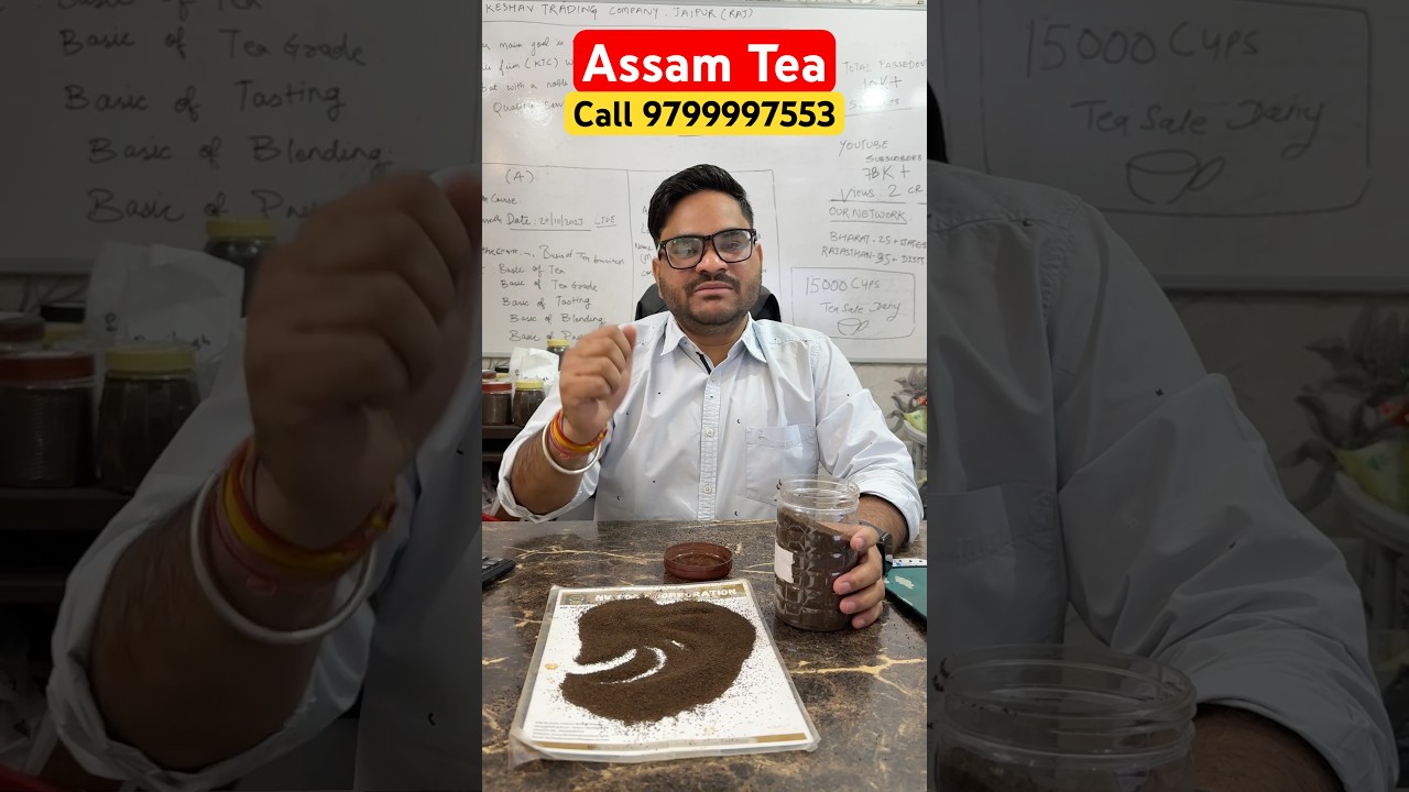 Assam tea PD grade loose tea wholesale Jaipur Rajasthan #teafactory #wholesale #assamblacktea