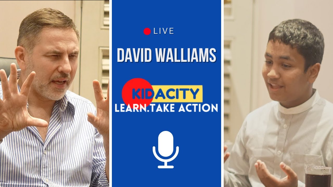 DAVID WALLIAMS & SAMARTH CHITTA : Books and Life || KIDACITY