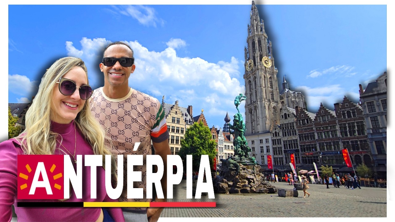 Bate e volta Antuérpia na Bélgica EP.122 🇧🇪