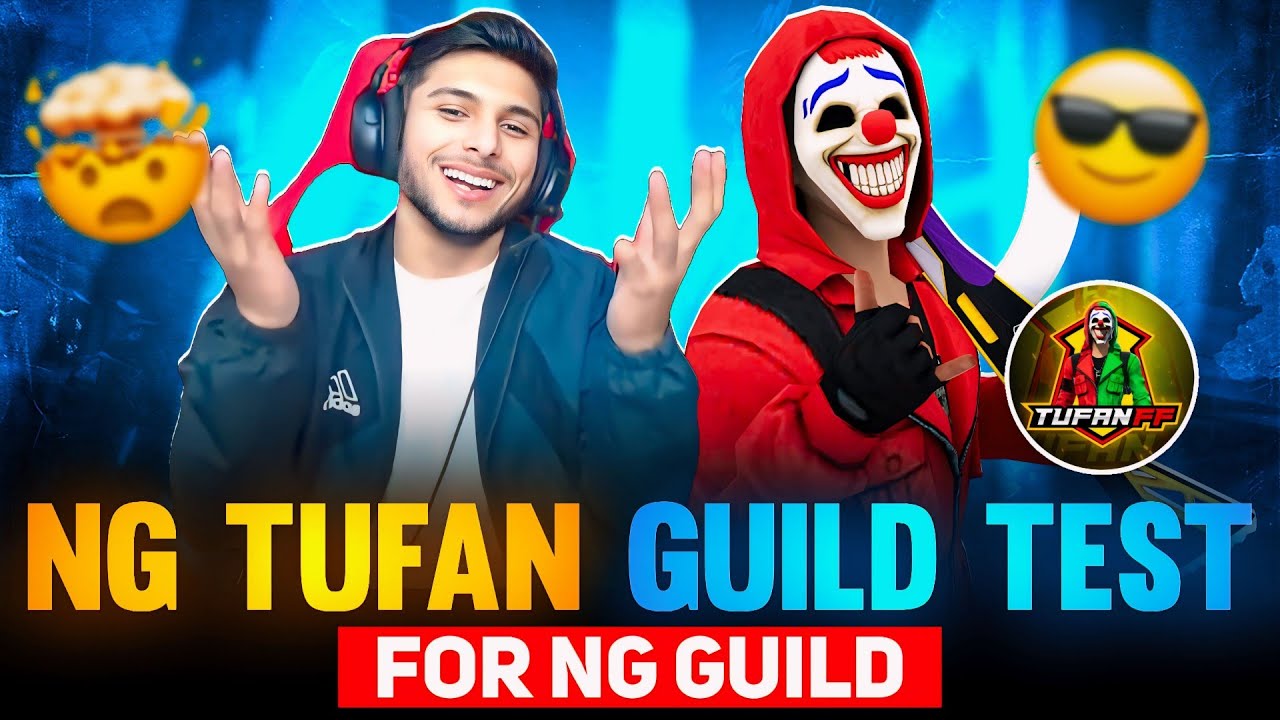 Finally@TUFANFF99😱Guild Test For NG Guild 📈🥵🤯On Nonstop Live Stream 🤖👾 - Garena Free Fire 🔥