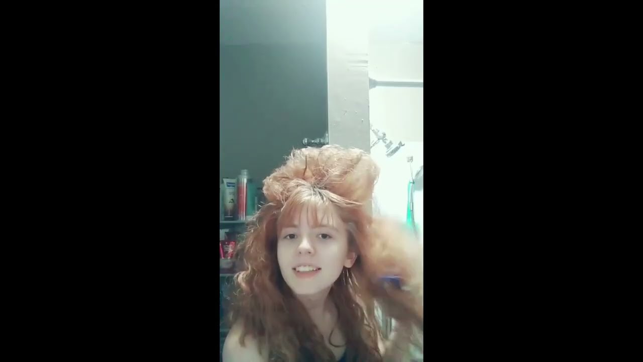 Tutorial on How to Do 1980s Hair (HD) (Read Desc.)