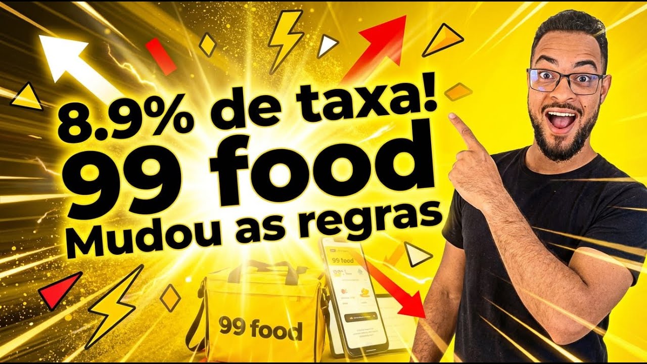 8,9% DE TAXA? A 99Food MUDOU as Regras &mdash; Saiba o que isso significa pra voc&ecirc;!
