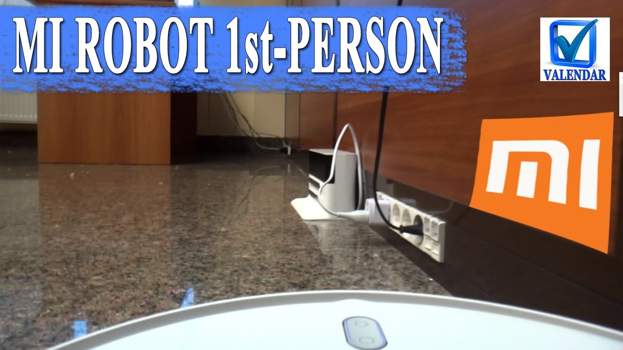 Sprzątanie oczami Xiaomi Mi Robot Vacuum widok z pierwszej osoby, jak sprząta odkurzacz