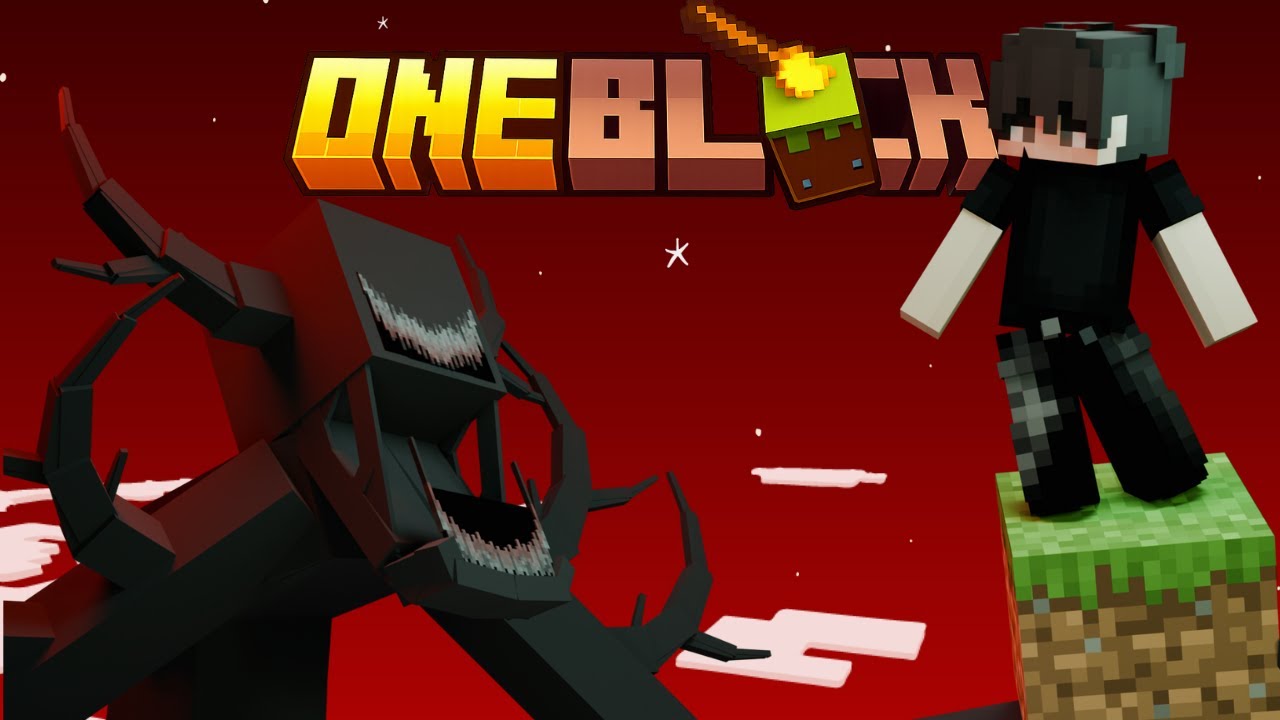 Sobreviví a un ONE BLOCK DE TERROR en Minecraft #3