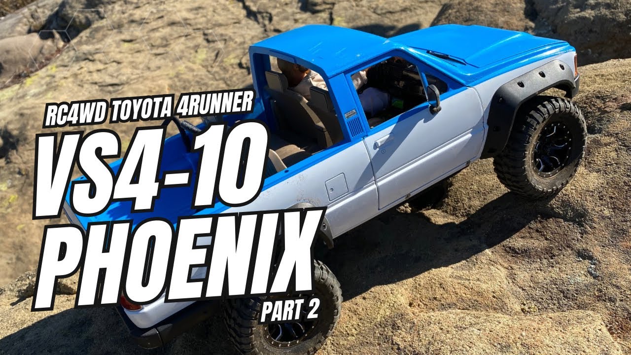 Is it hard to put a RC4WD 4Runner on a Vanquish VS410?