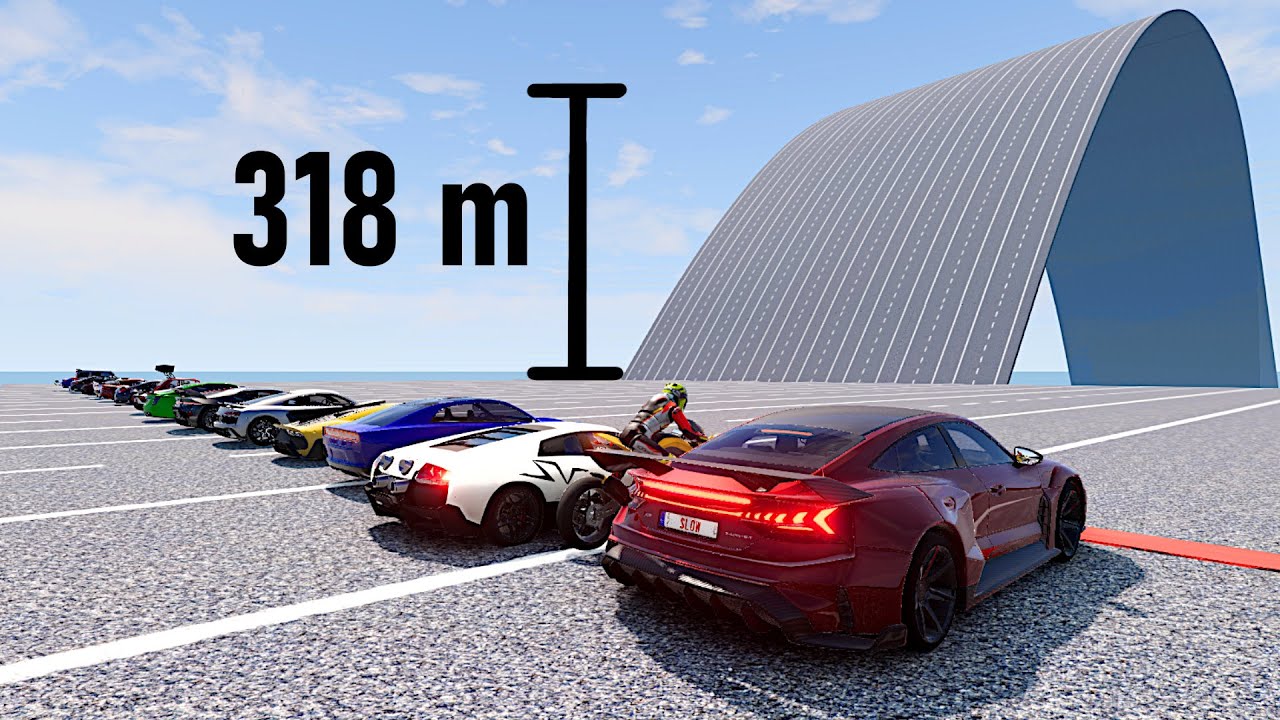 carwow drag race but it's beamng