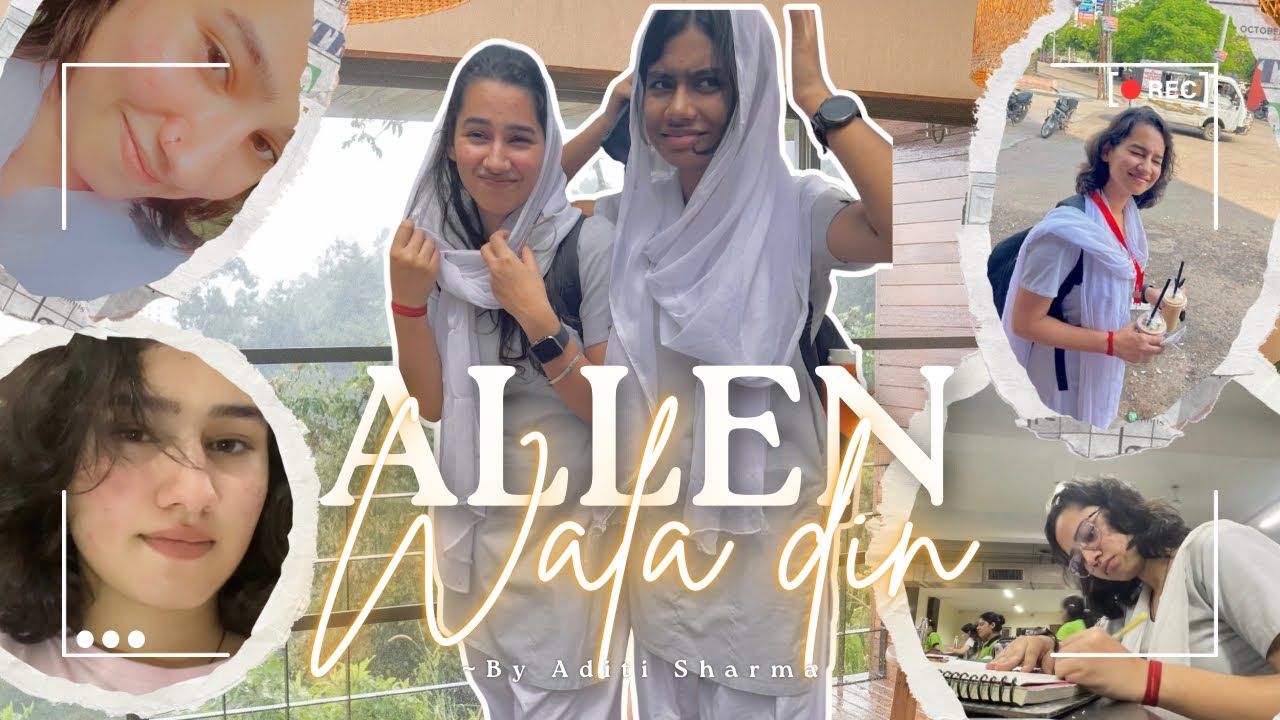 •Allen Kota Self Study Area + Classroom Routine | NEET Vlog✨ || ADITI0007