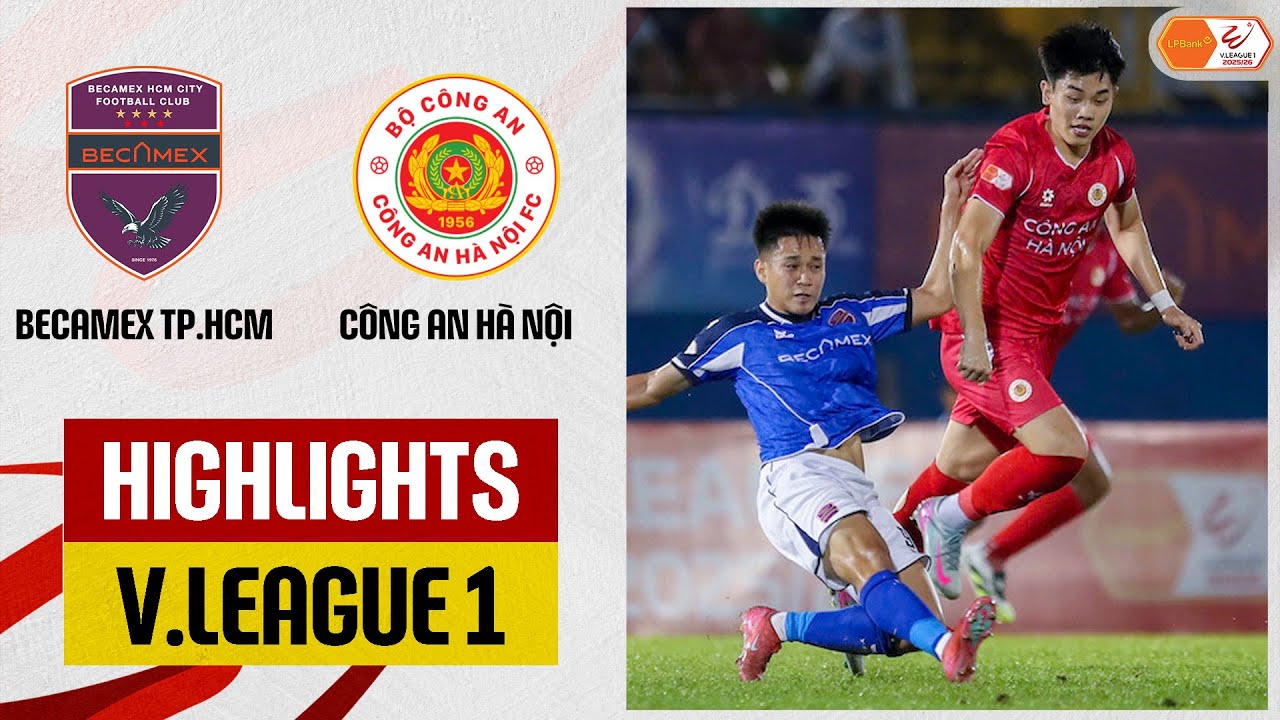 Highlights: Becamex TP. Hồ Chí Minh - Công An Hà Nội | Thi đấu thăng hoa, chiến thắng đậm đà