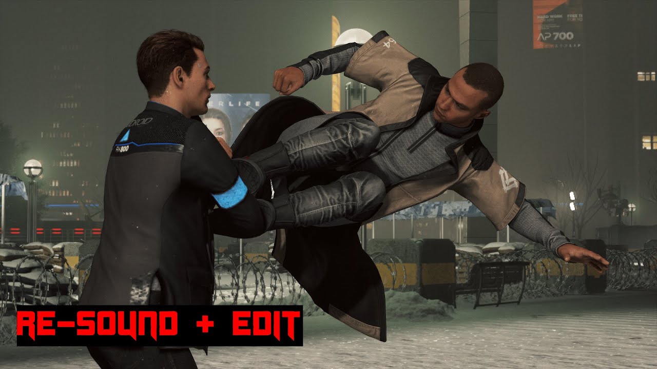 Detroit: Become Human - Connor vs Markus [RE-SOUND + Edit]