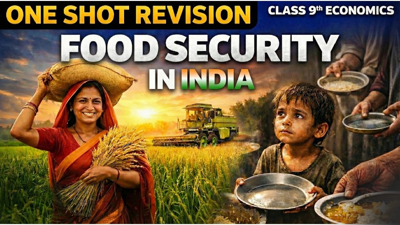 Food Security In India | One Shot Revision | Class 9th | Economics | Must Watch Before Exam | #exam