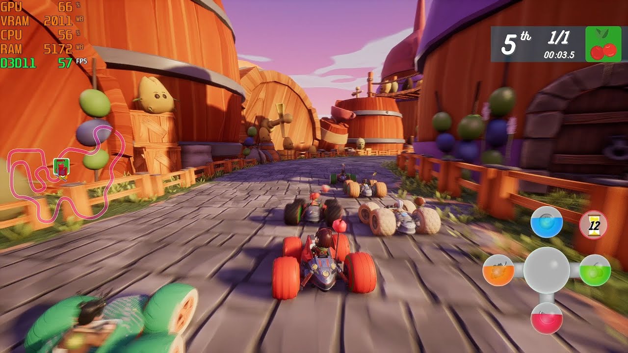 All-Star Fruit Racing | Ryzen 5600 | Rx 6400
