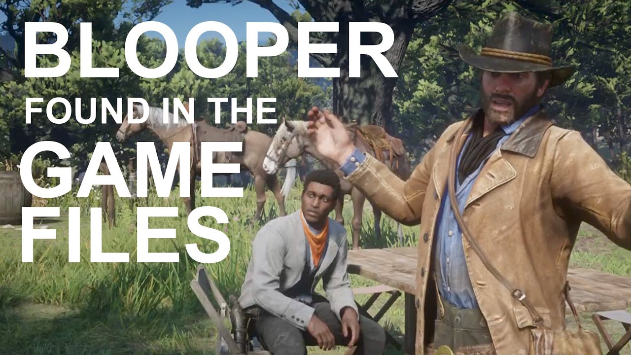 V | Hidden audio reveals a blooper on the set of RDR2 | RDR2