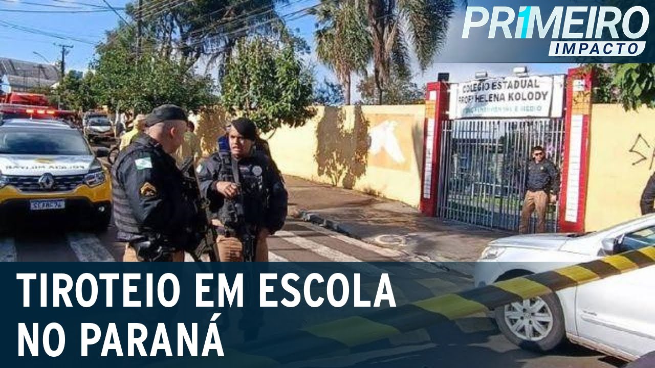 Tiroteio em colégio no interior do Paraná deixa um morto e um ferido | Primeiro Impacto (19/06/23)