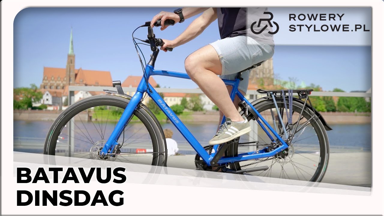 Batavus Dinsdag Exclusive Belt N7 - Lekki rower na pasku zębatym Gates