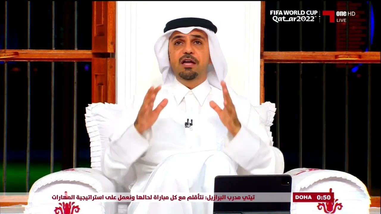 المجلس مره اخرى غضب خالد جاسم على جمهور قطر طالع المنتخب السعودي