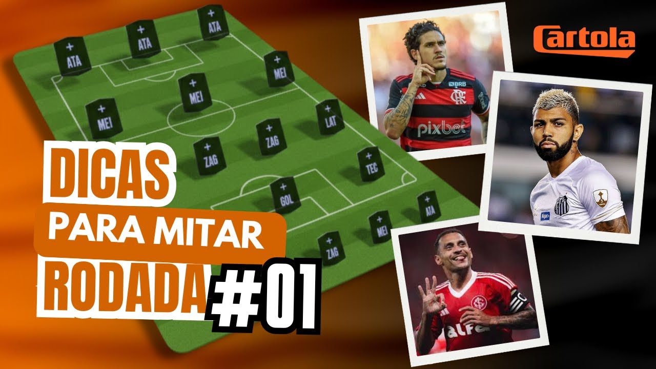 🎩🔥 DICAS PARA PONTUAR E VALORIZAR NA #RODADA01 CARTOLA 2026!
