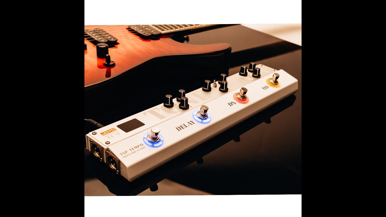 JOYO TONE CHAIN Multi Effect Pedal with Distortion,Overdrive,Delay,Tap Tempo,Cabinet ,Tuner,FX Loop