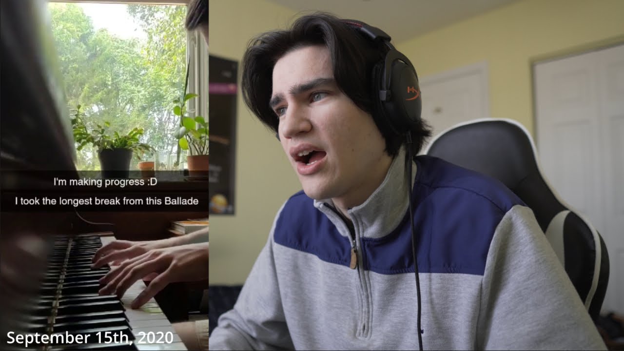 I reacted to my three years of piano progress after getting a teacher... Here are the results.