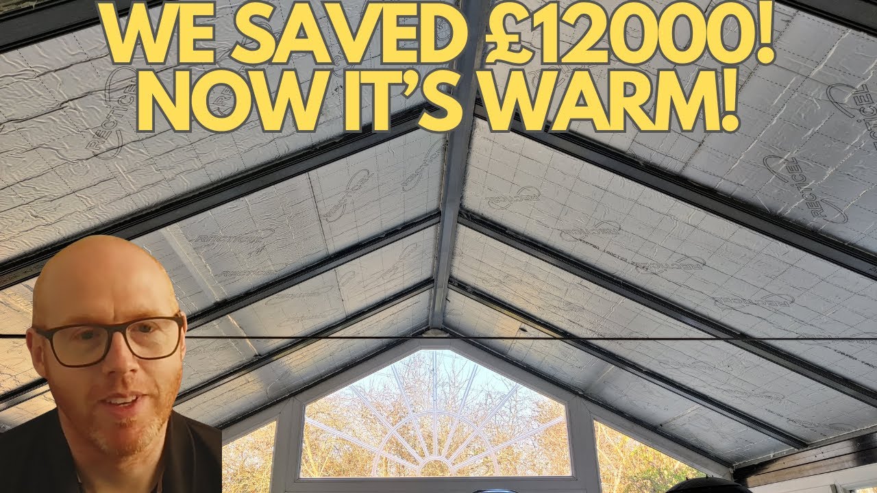 DIY Leka Insulated Conservatory Solid Tiled Roof DAY 2