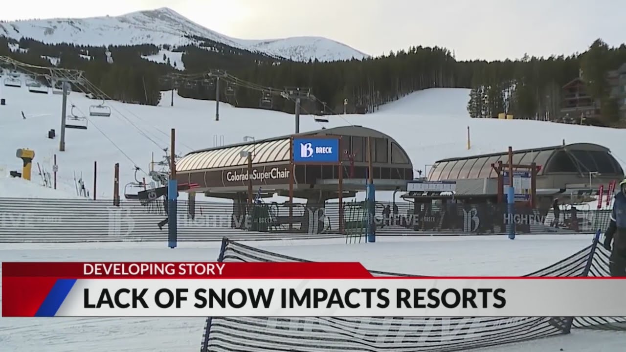 Lack of snow impacts resorts