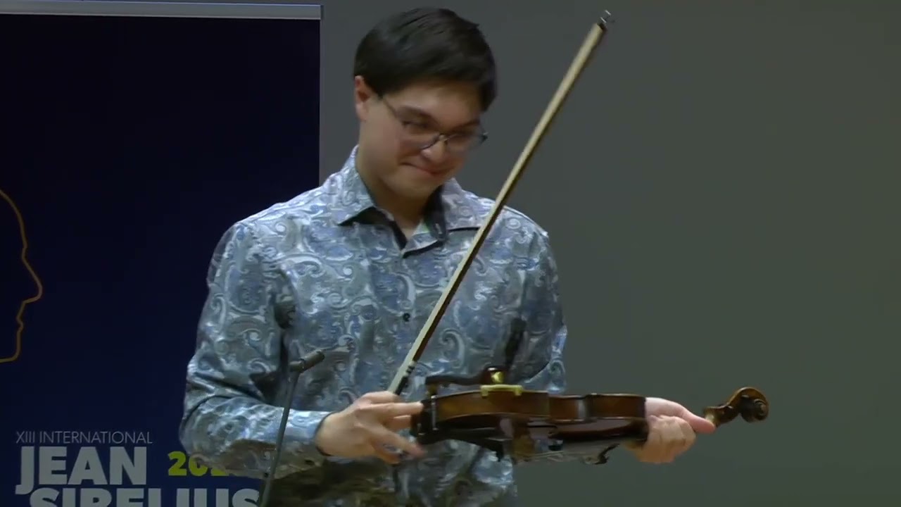 Matthew Hakkarainen &mdash; Sibelius Violin Competition 2025, First Round