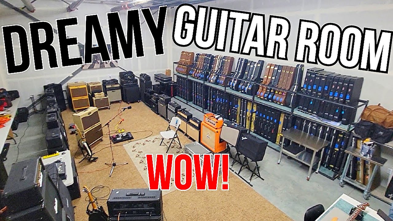 Ridiculous Guitar and Amp Room With My Friend Mitch