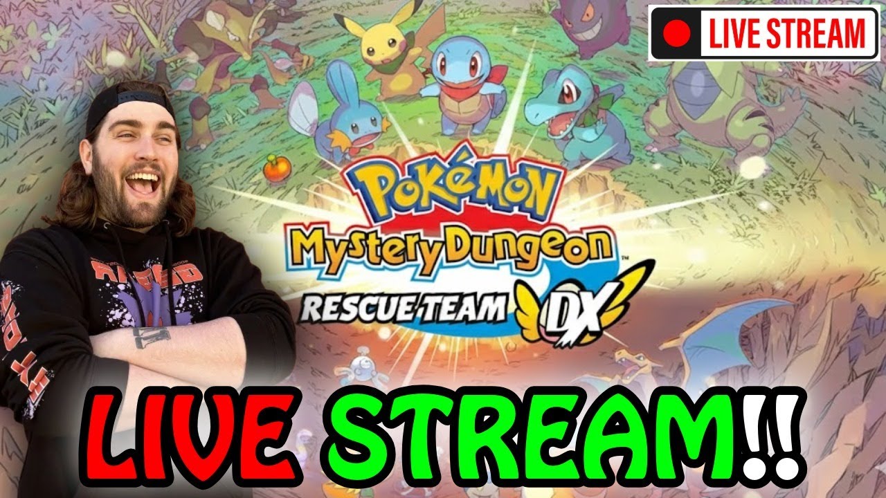 The Start of Pokemon Mystery Dungeon: Rescue Team DX | Live Stream
