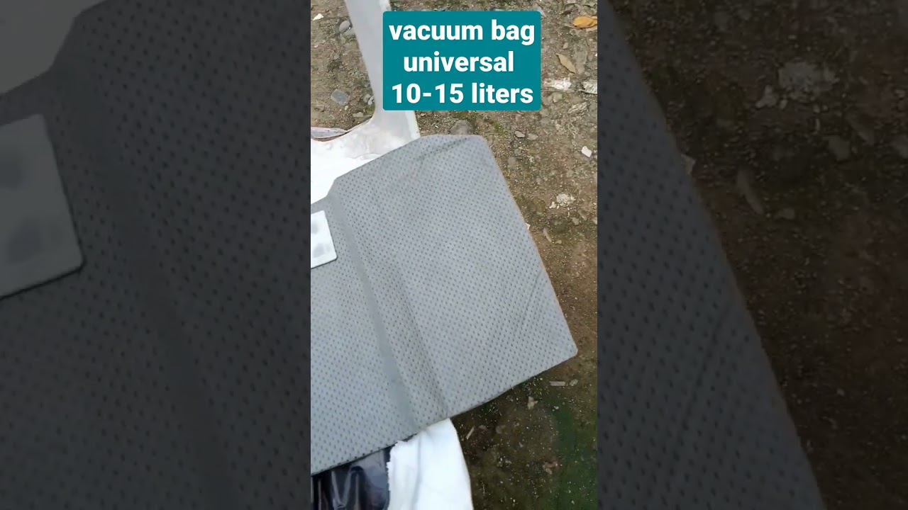 vacuum bag reusable universal 10 - 15 liters Unboxing