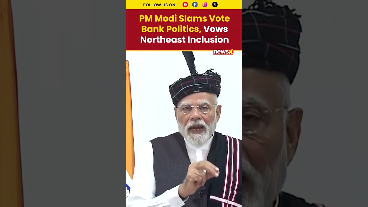 PM Modi Slams Vote Bank Politics, Vows Northeast Inclusion | NewsX #pmmodiinmanipur