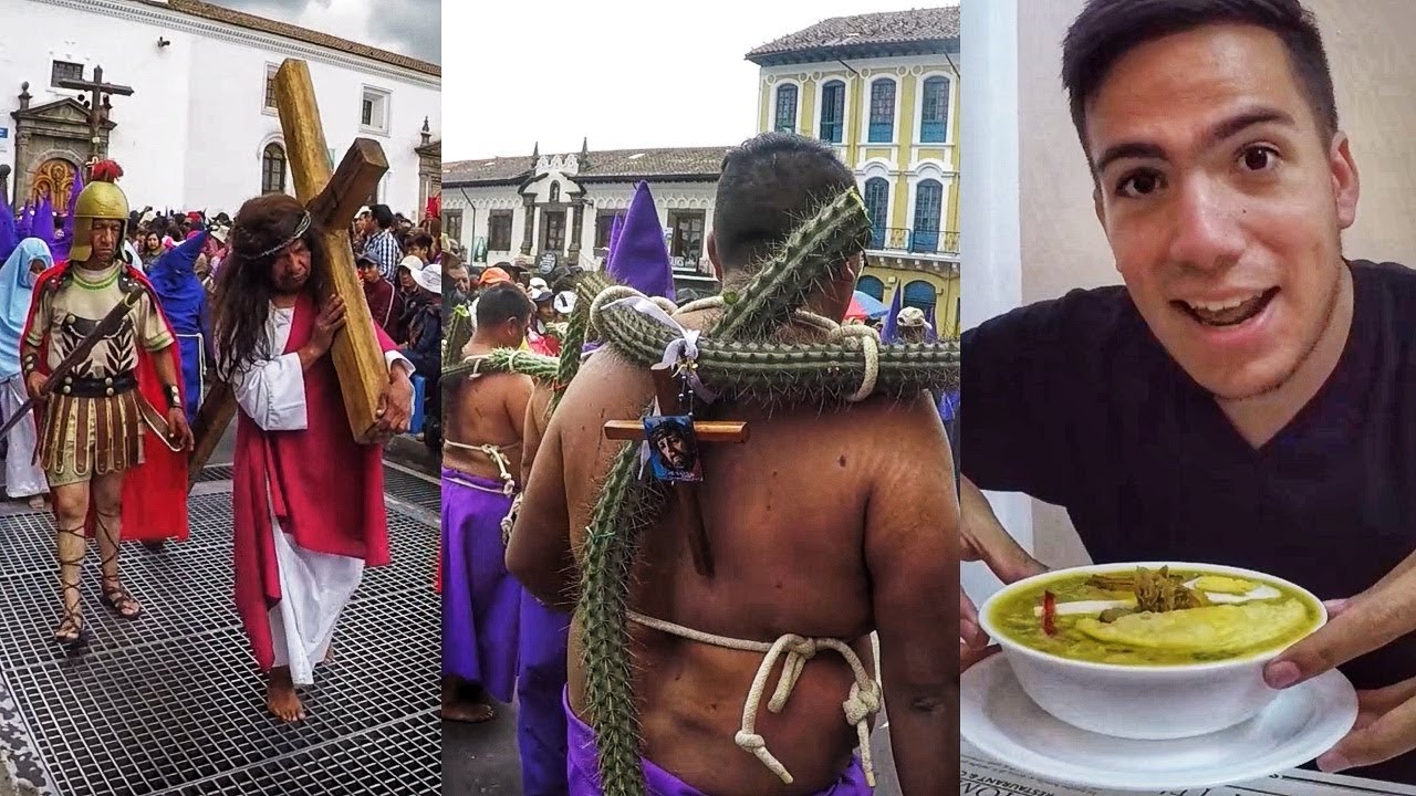 SEMANA SANTA en Ecuador | Procesión y Fanesca