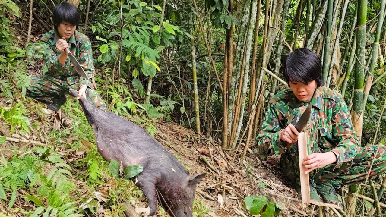 Wilderness Survival Secrets: Wild Animal Tracks, Boar Traps & Meat Smoking