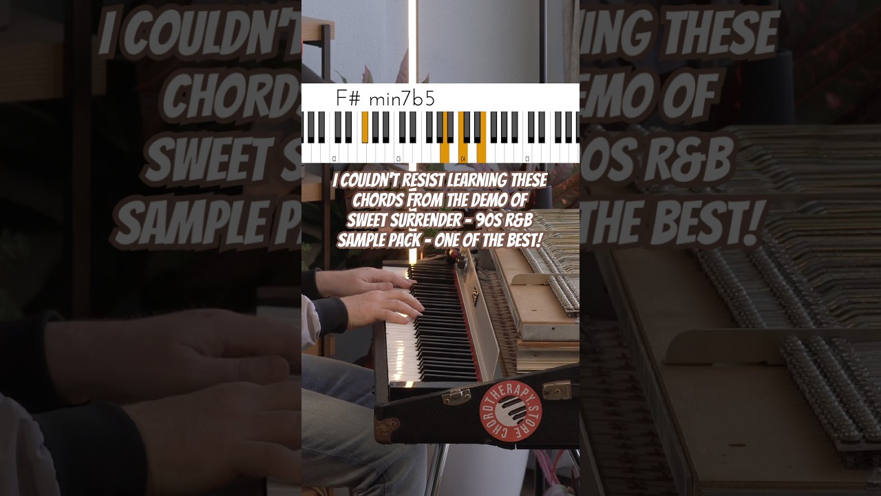 I couldn't resist learning these chords from the demo of Sweet Surrender - 90s R&B Sample Pack