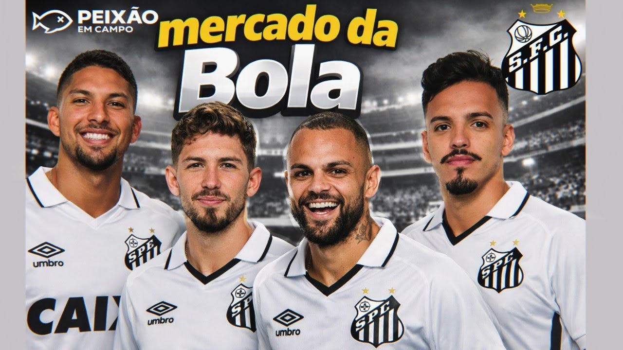 🚨 BOMBA NO SANTOS FC! 4 REFORÇOS SERÃO ANUNCIADOS EM BREVE | ÚLTIMAS NOTÍCIAS