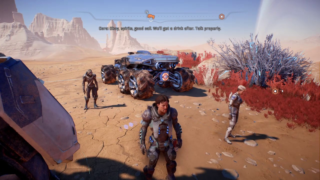 Mass Effect&trade; Andromeda (PS4)  Cora and Vetra Want to Talk About Ryder's Privates!