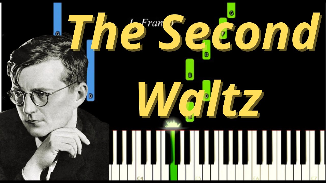The Second Waltz - Shostakovich Easy Piano Tutorial