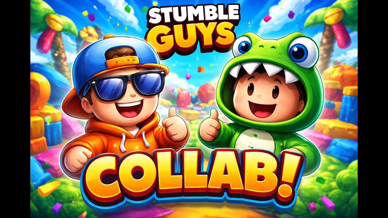 🔥 COLLAB INSANA com Arthur Teaches no Stumble Guys! Quem Ganhou? 😱