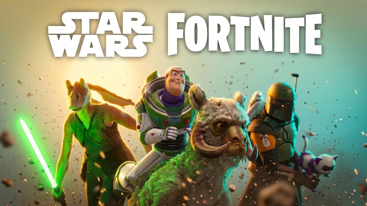 Настоящий хаос Star Wars Fortnite