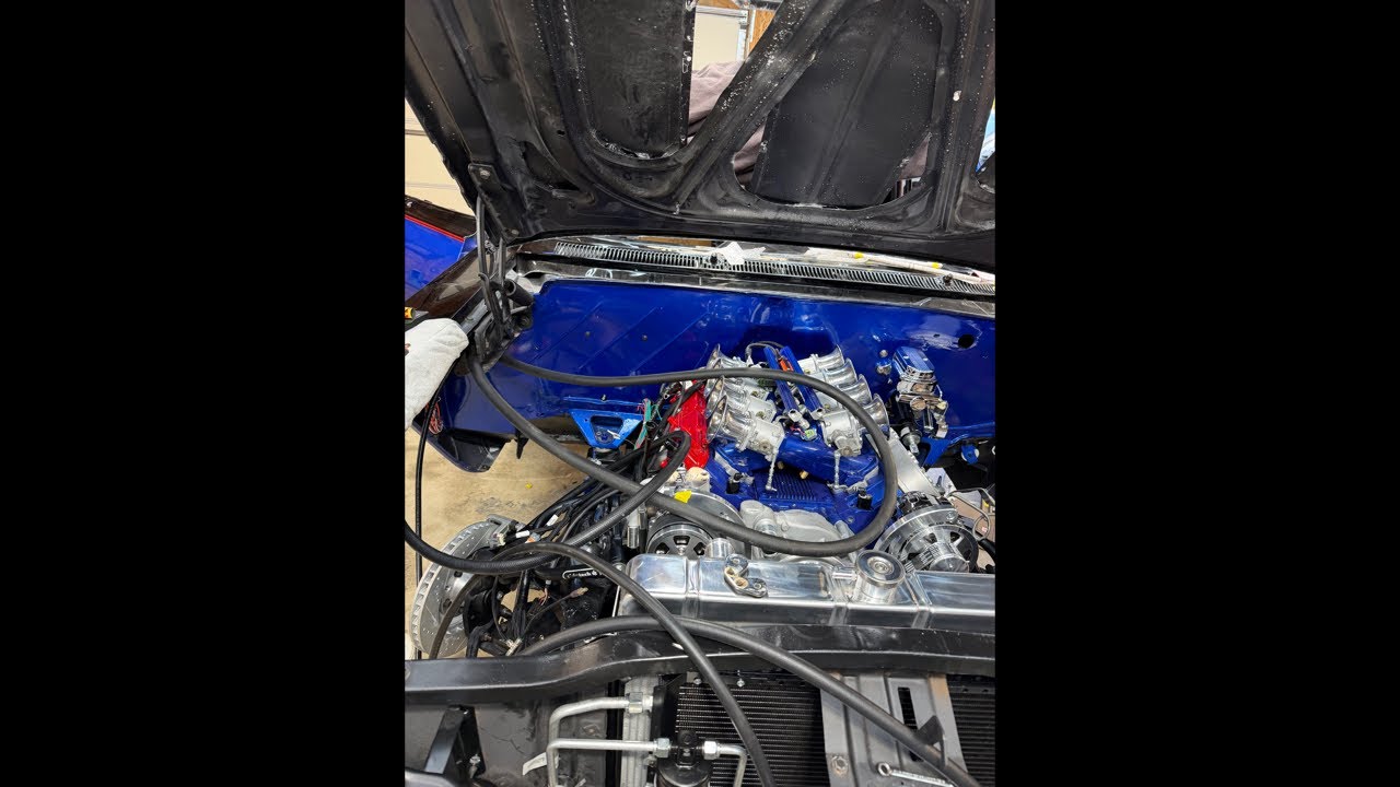 In the buff.  Buffing the inner fenders and firewall 1963 Impala