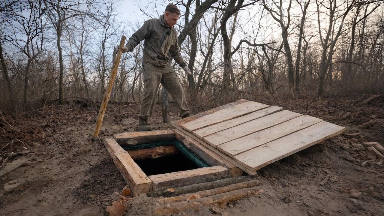 Constructing a Secret Winter Shelter &mdash; Cozy, Warm & Invisible