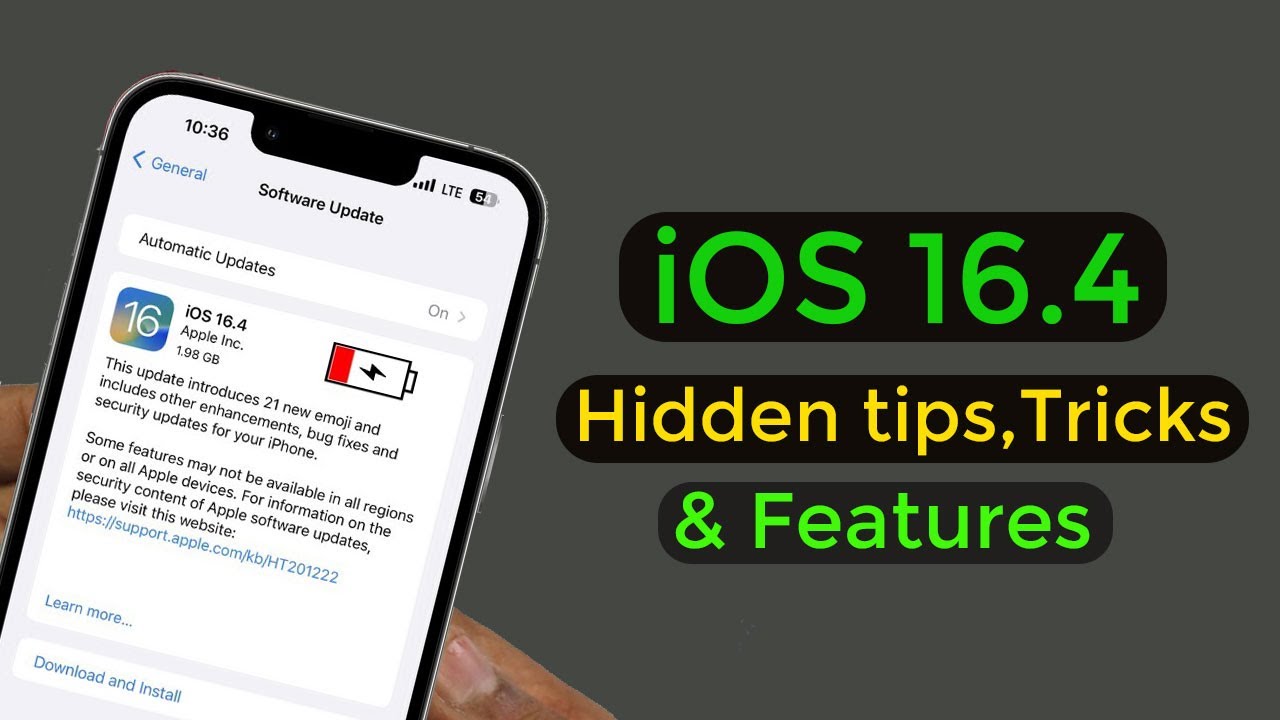 iOS 16.4 Hidden Tips,Tricks & Features || Apple info